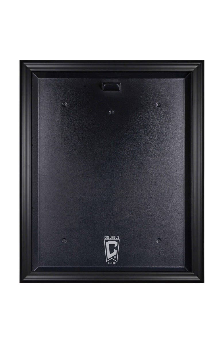 FANATICS AUTHENTIC Columbus Crew Black Framed Team Logo Jersey Display Case, Main, color,