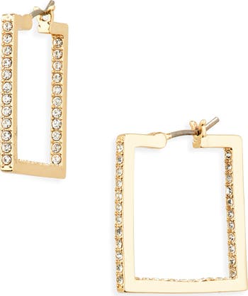 ピアス KARL LAGERFELD HOTEL KARL HOOP EARRINGS Karl Lagerfeld Perforated Hoop Earrings – Twin Hearts Vintage