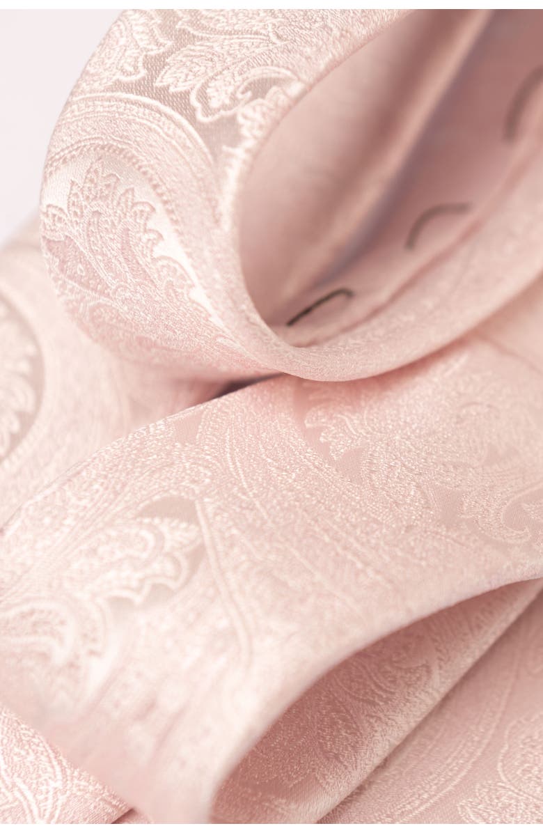 Elizabetta Montecarlo - Extra Long Silk Jacquard Tie for Men, Alternate, color, Pink
