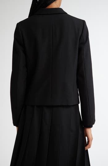 Comme des Garçons Girl Bow Pockets Wool Gabardine Jacket Comme des Garçons Girl Bow Pockets Wool Gabardine Jacket