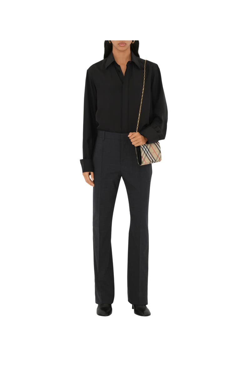 Burberry Snip Chain Strap Wallet, Alternate, color, 