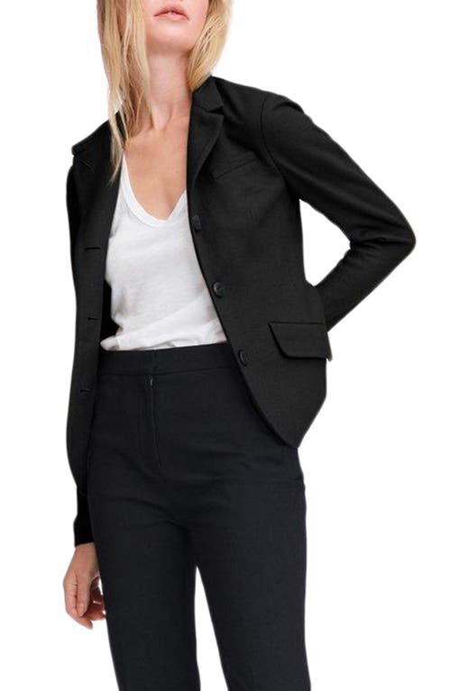 rag & bone Slade Wool Blazer in Black at Nordstrom, Size 00