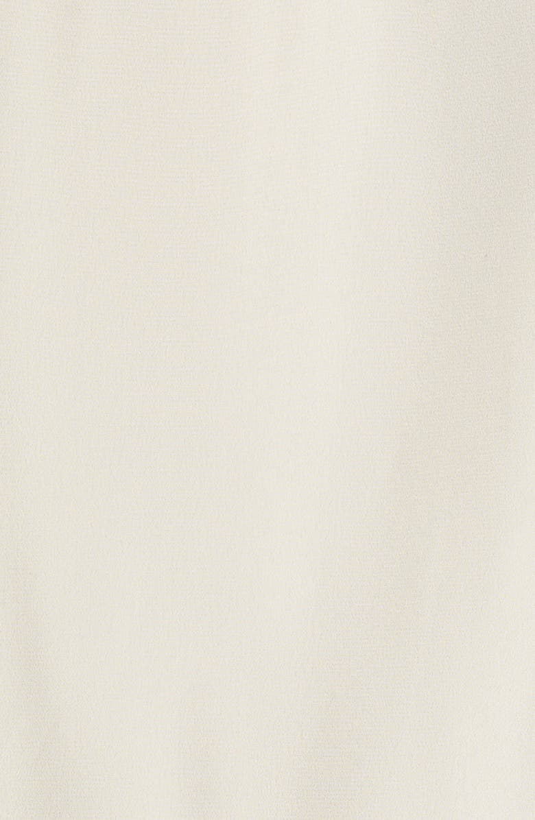 TOTEME Stripe Scarf Detail Silk Blouse, Alternate, color, 