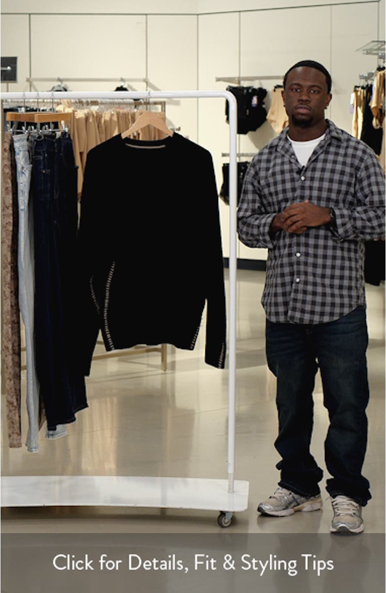 Clarkson Whipstitch Wool Sweater, sales video thumbnail