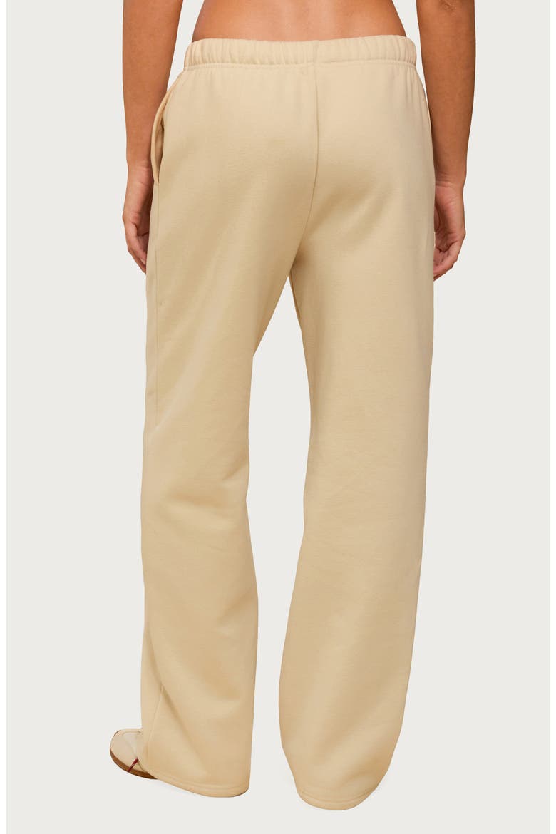 Kyrie Cotton Blend Sweatpants, Alternate, color, BEIGE