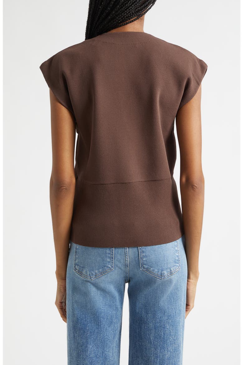 Isador Sweater Vest, Alternate, color, DARK MOCHA