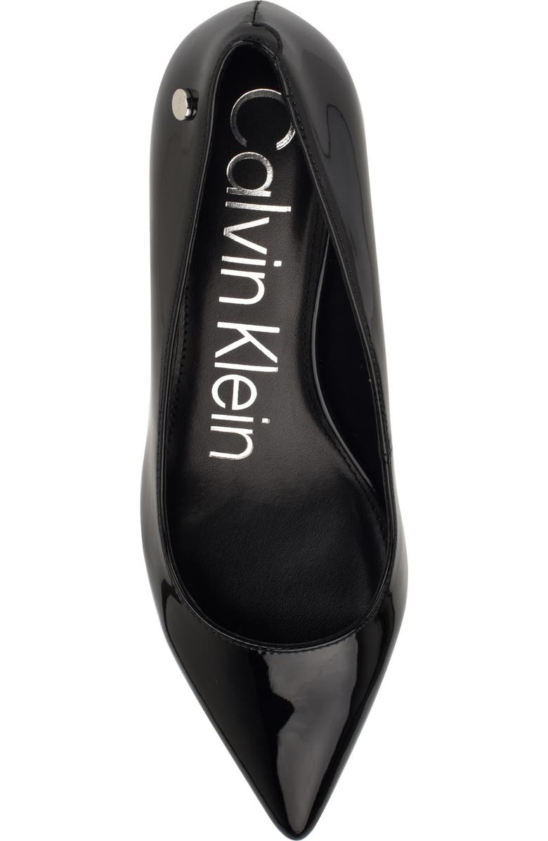 Calvin Klein Deja Pointed Toe Pump, Alternate, color, Black