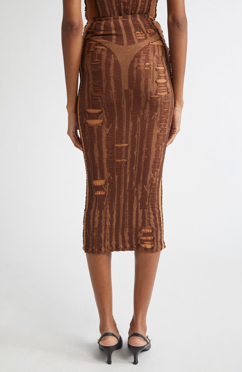 DIESEL<sup>®</sup> M-Calina Trompe l'Oeil Midi Skirt, Alternate, color, 