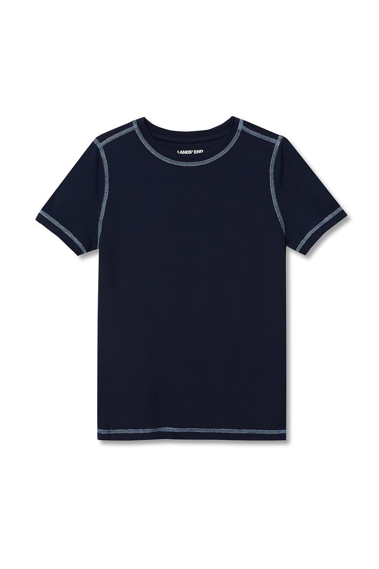 Boys Husky Active Performance Tee, Main, color, Classic Navy