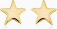 Oradina 14K Gold Starry Night Stud Earrings