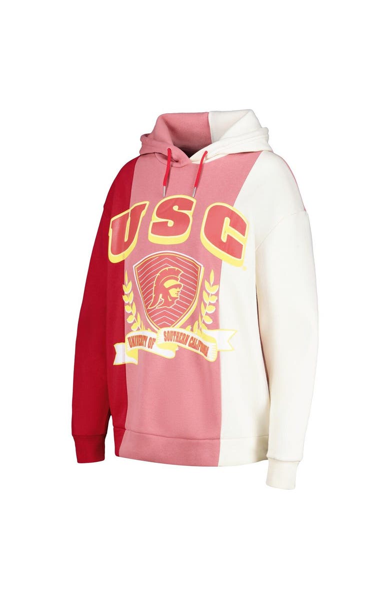 GAMEDAY COUTURE Women's Gameday Couture Cardinal USC Trojans Hall of Fame Colorblock Pullover Hoodie, Alternate, color, Cardinal