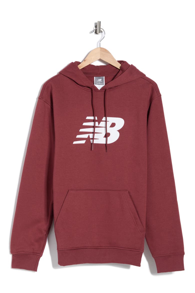 Sport Core Brushed Fleece Hoodie, Alternate, color, BURGUNDY