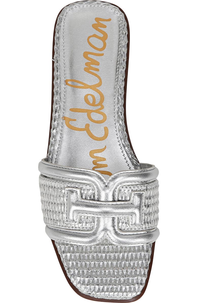 Sam Edelman Irina Slide Sandal, Alternate, color, Silver