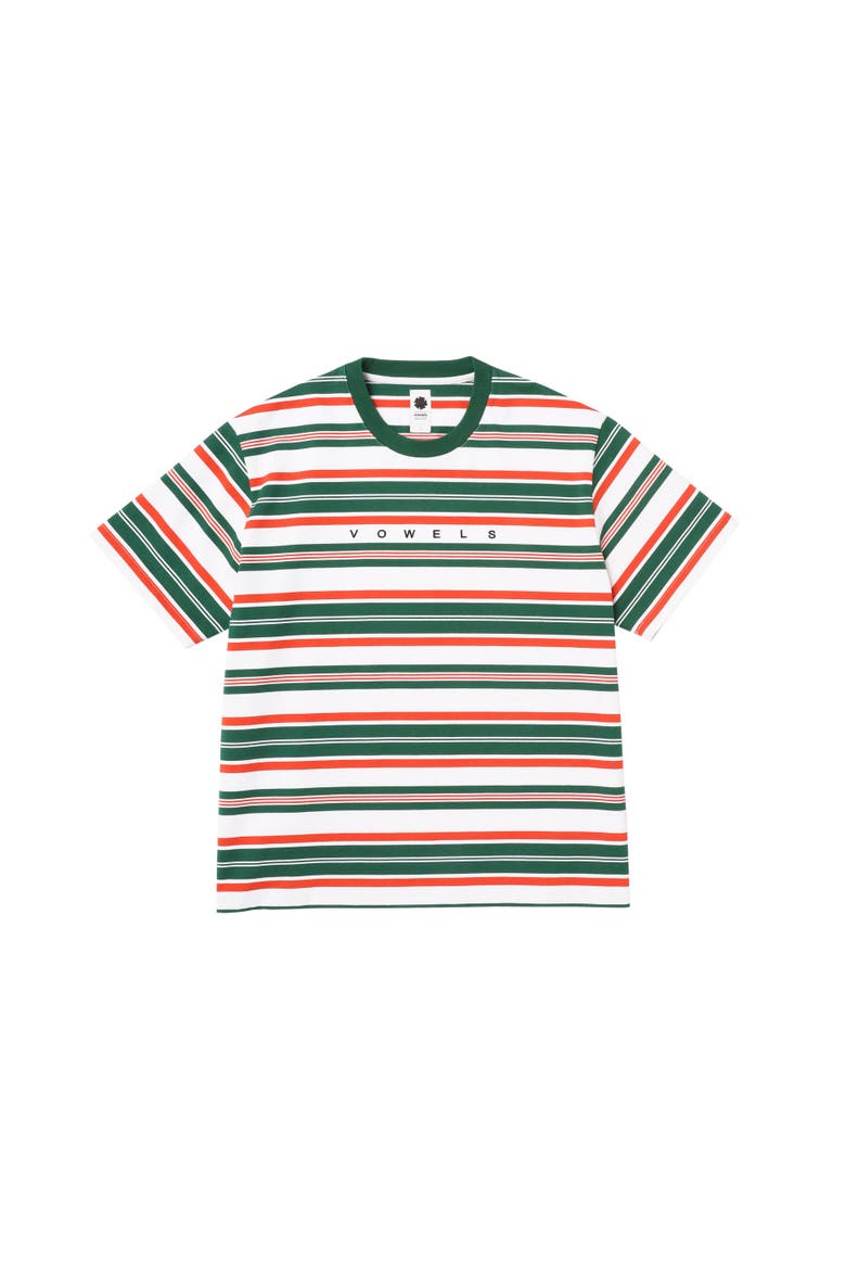Short Sleeve Stripe Tee, Main, color, 7-Eleven
