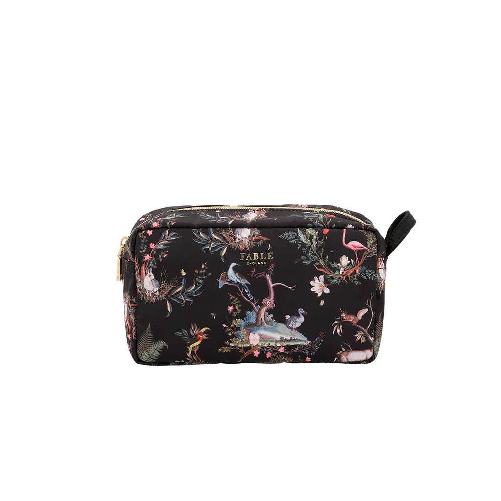 Fable England Wonderland Wash Bag In Black
