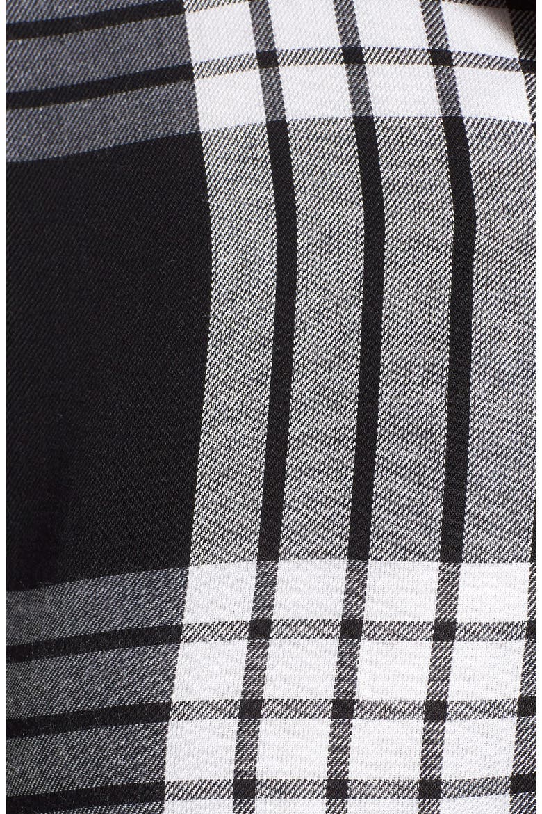 'Denver' Plaid Shirt, Alternate, color, black/ white