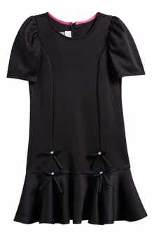 Iris & Ivy Kids' Flippy Knit Bow Dress