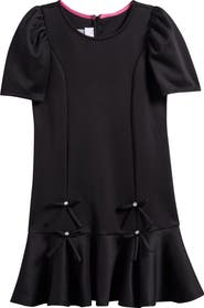 Iris & Ivy Kids' Flippy Knit Bow Dress