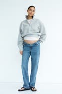 H&M Mama Straight Low Waist Jeans