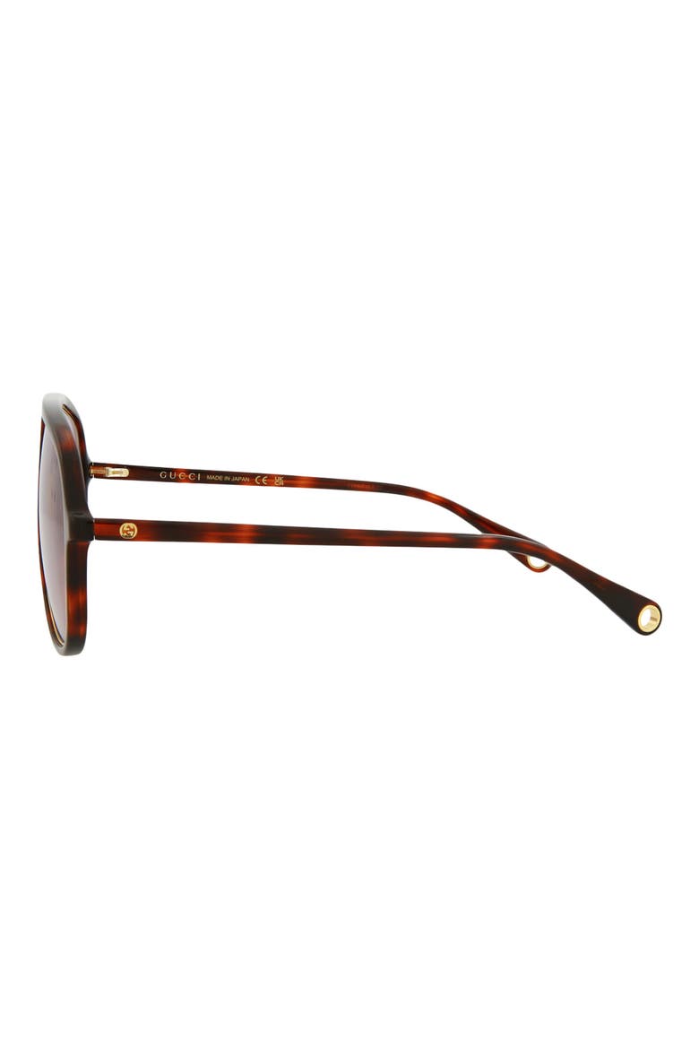 57mm Novelty Navigator Sunglasses, Alternate, color, HAVANA HAVANA PINK