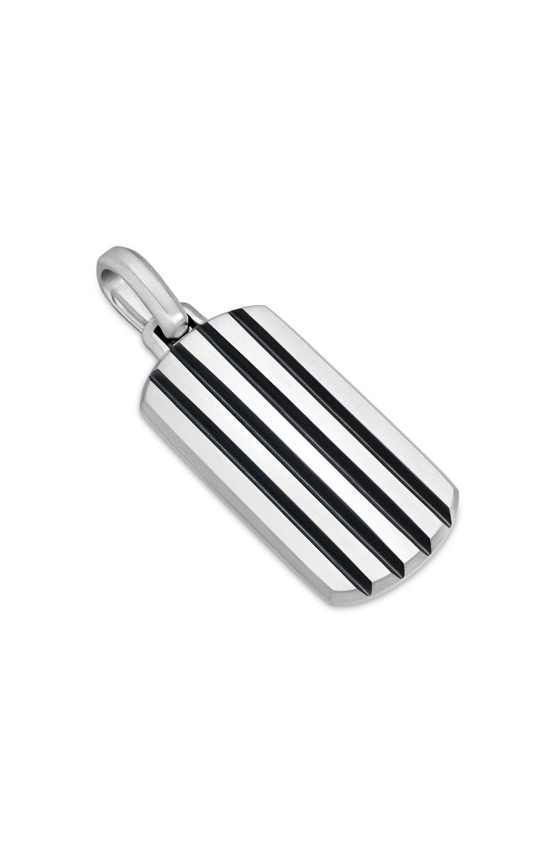 David Yurman Beveled Tag in Sterling Silver, 35mm, Main, color, 