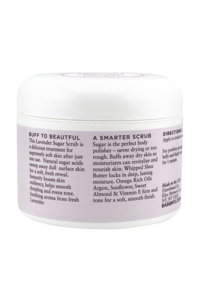 Lavender Shea Sugar Scrub, Alternate, color, white