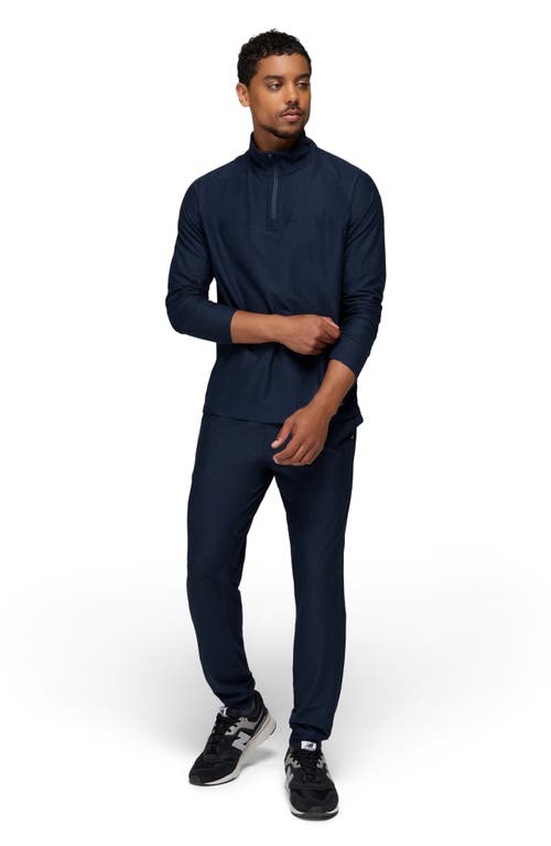 Prana Altitude Tracker Performance Quarter Zip In Blue