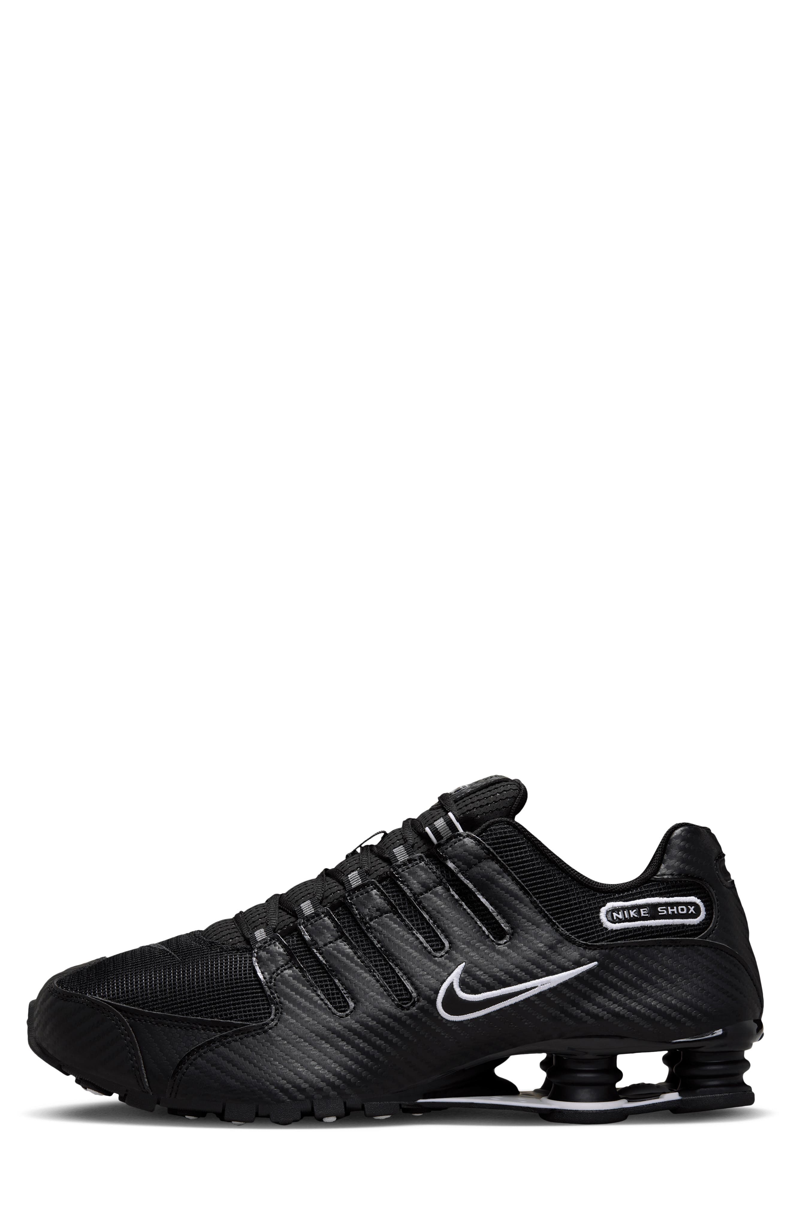 Shox Z Sneaker, Alternate, color, BLACK/ WHITE/ BLACK
