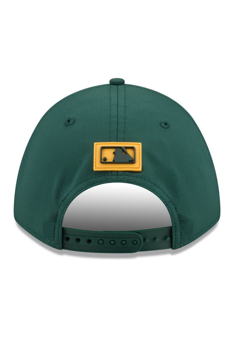 Men's New Era  Green Athletics 2026 Clubhouse 9FORTY A-Frame Adjustable Hat, Alternate, color, Green