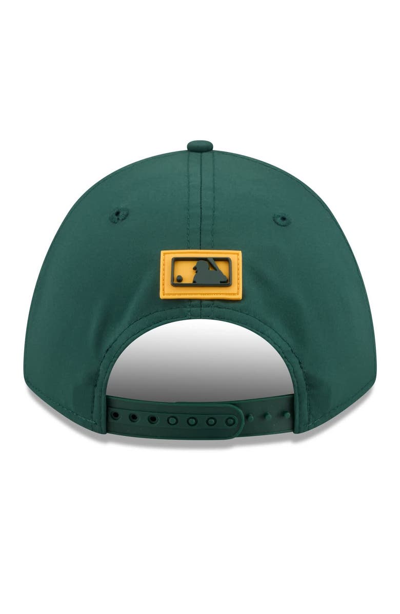 New Era Men's New Era Green Athletics 2026 Clubhouse 9FORTY A-Frame Adjustable Hat, Alternate, color, Green