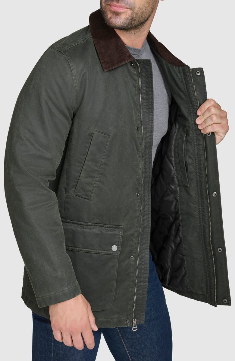 Cole Haan Hunting Jacket, Alternate, color, Army Green