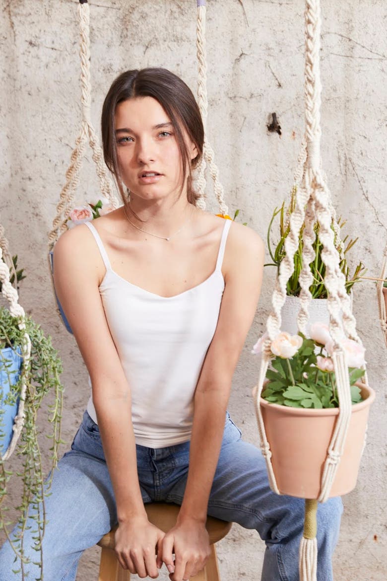 Trina Plant Hanger, Alternate, color, Sage