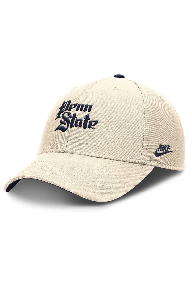 Men's Nike Natural Penn State Nittany Lions Rise Legacy Adjustable Hat, Main, color, Natural