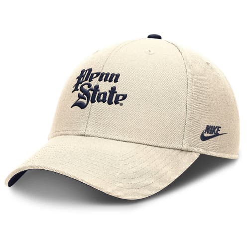 Nike Natural Penn State Nittany Lions Rise Legacy Adjustable Hat In Brown