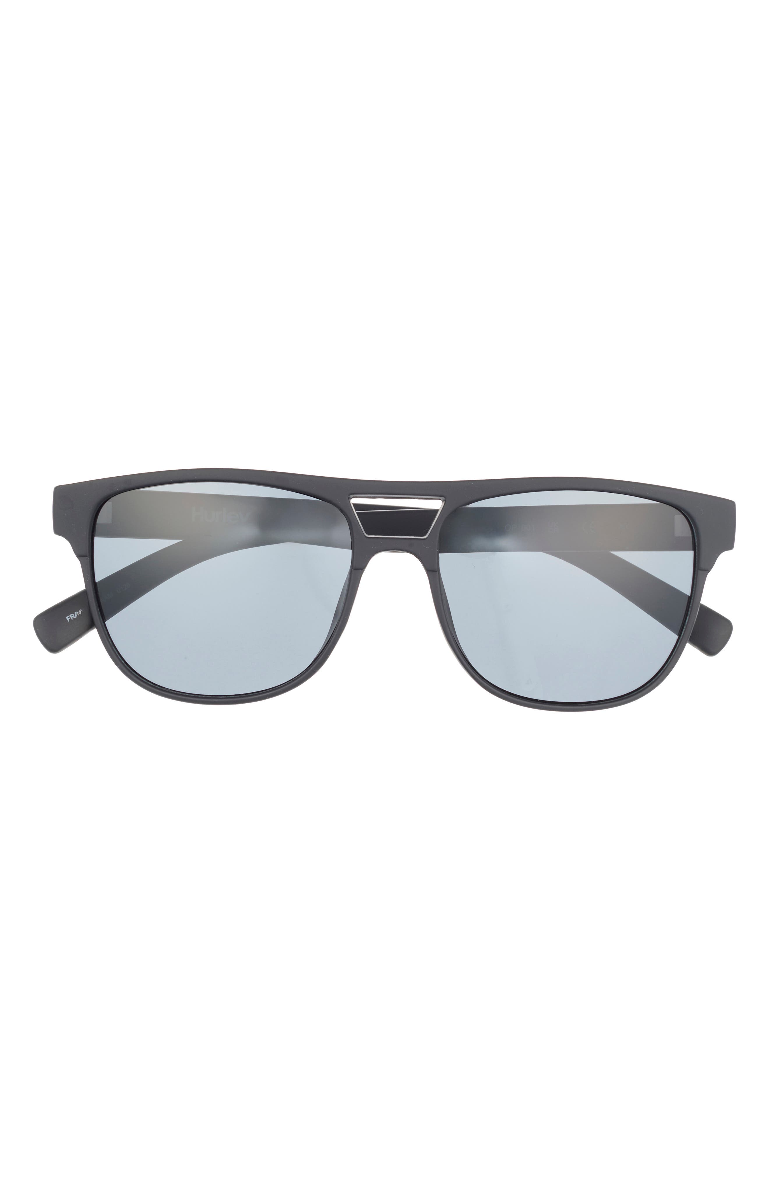 Hurley 55mm Rounded Aviator Sunglasses