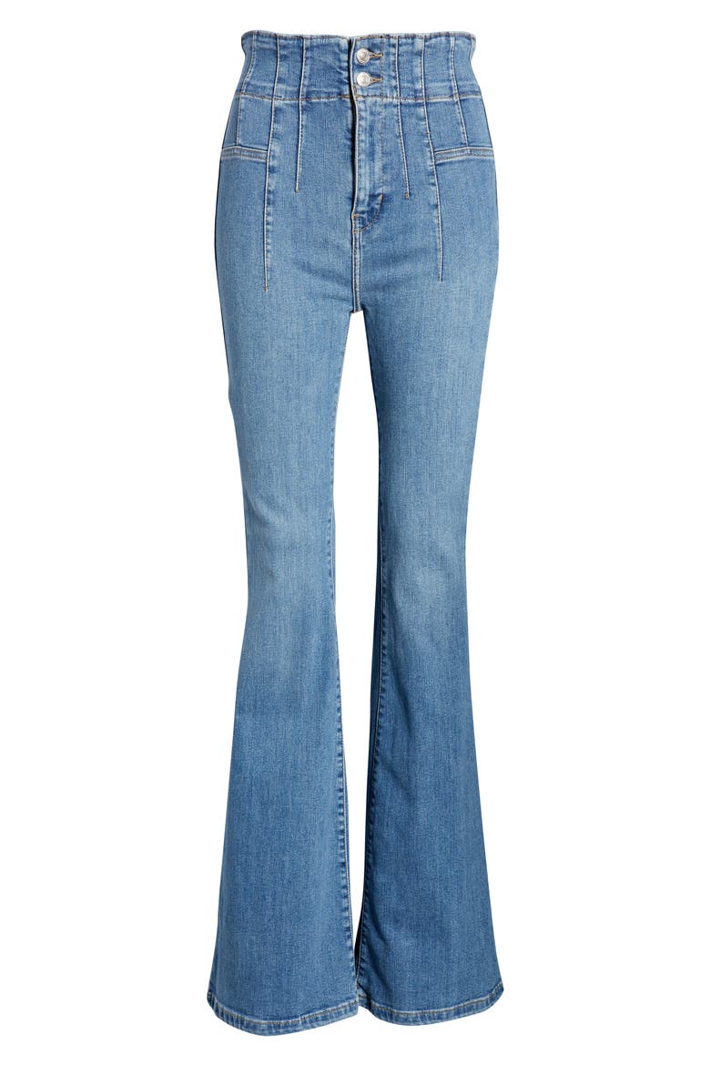 We the Free Jayde Flare Jeans, Alternate, color, SUNBURST BLUE