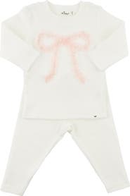 oh baby! Ruffle Bow Pink Silver-Fleck Tulle Two Piece Set