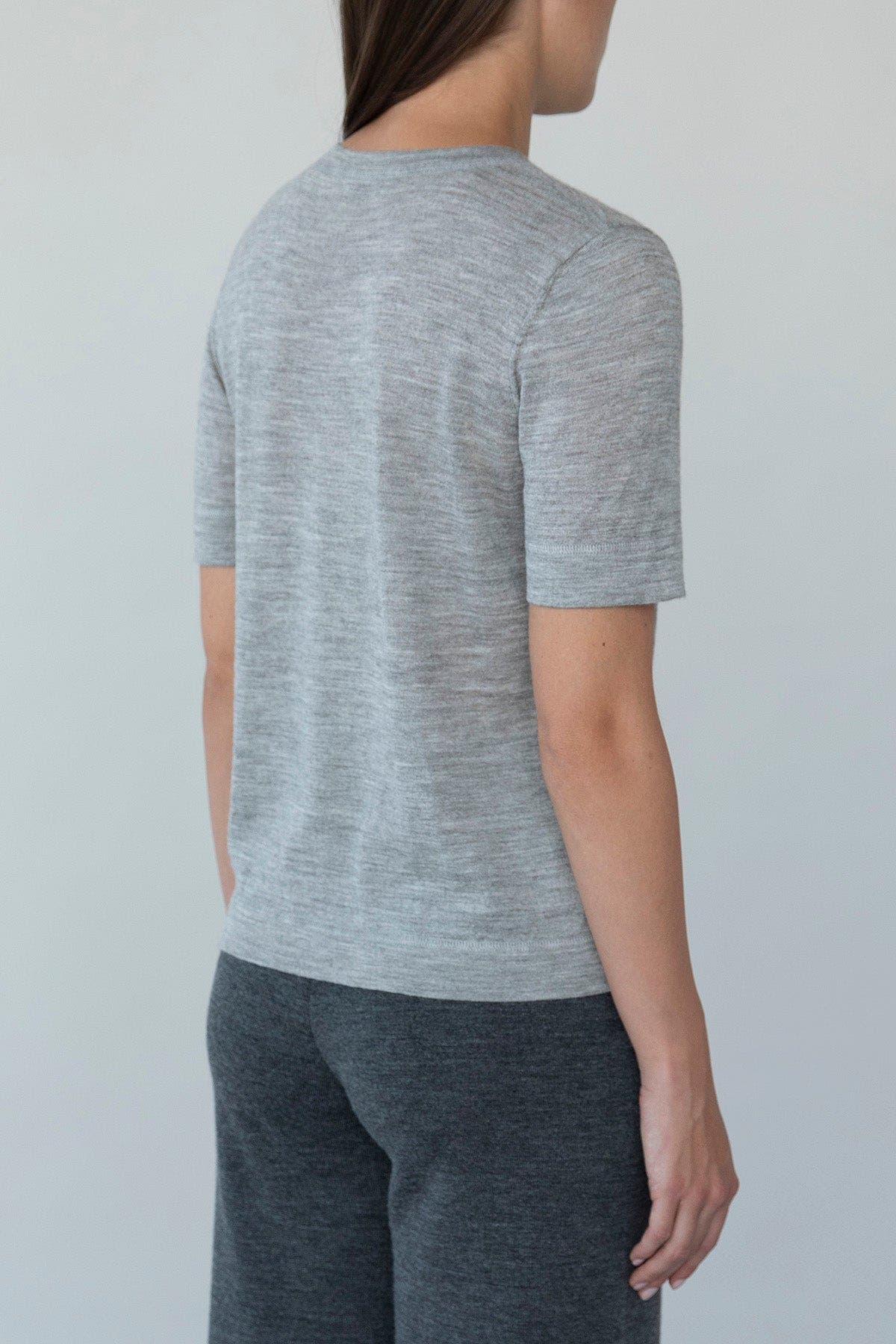 Crew Neck Sweater Tee - image 4