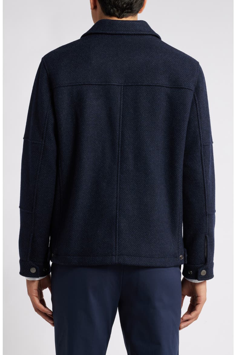 Paloma Wool Blend Twill Jacket, Alternate, color, NAVY TWILL