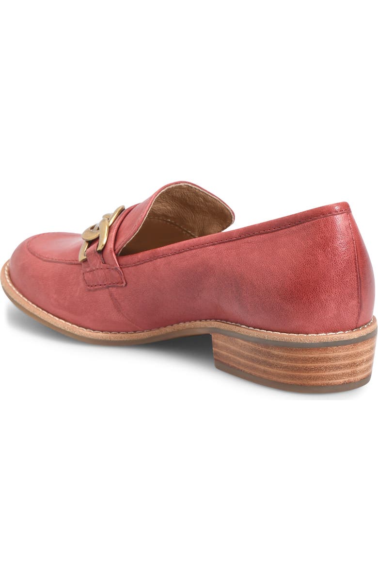 Söfft Nevara Loafer, Alternate, color, Red Tangerine