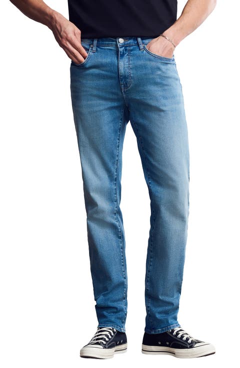 Route Athletic Fit Tapered Leg Jeans (Mid Shaded)