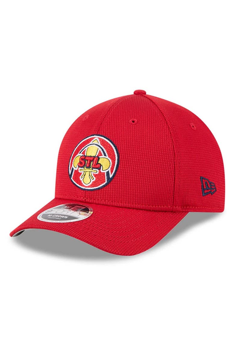 Men's New Era Red St. Louis Cardinals City Connect Batting Practice 9FORTY M-Crown Adjustable Hat, Main, color, Red
