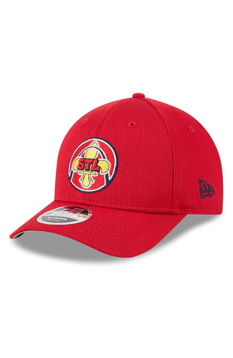 New Era Men's New Era Red St. Louis Cardinals City Connect Batting Practice 9FORTY M-Crown Adjustable Hat, Main, color, Red