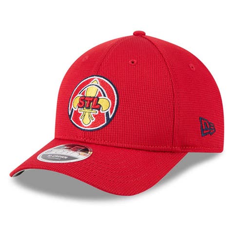 Men's New Era Red St. Louis Cardinals City Connect Batting Practice 9FORTY M-Crown Adjustable Hat