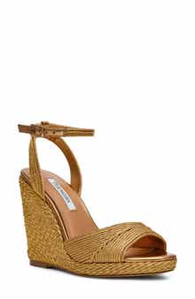 Devin Ankle Strap Wedge Sandal