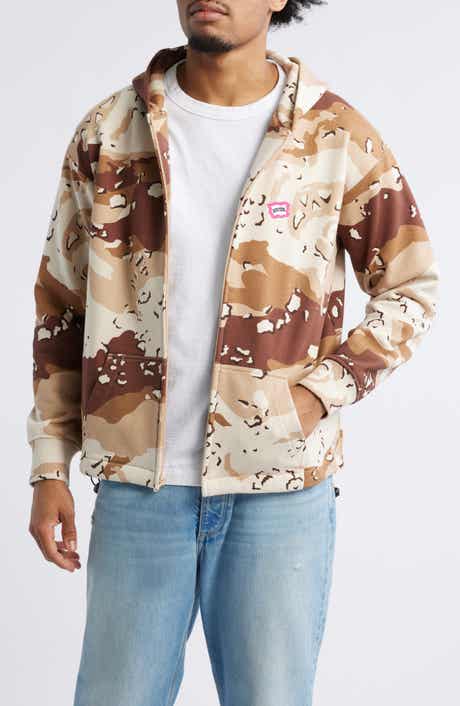 ICECREAM Shift Camo Crop French Terry Zip Hoodie
