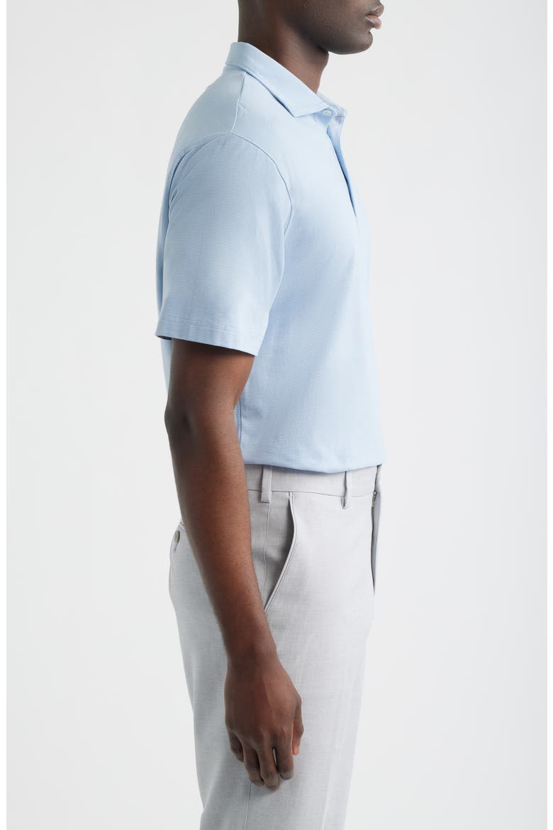 Crown Flex Pima Cotton Blend Polo, Alternate, color, CLOUDY BLUE
