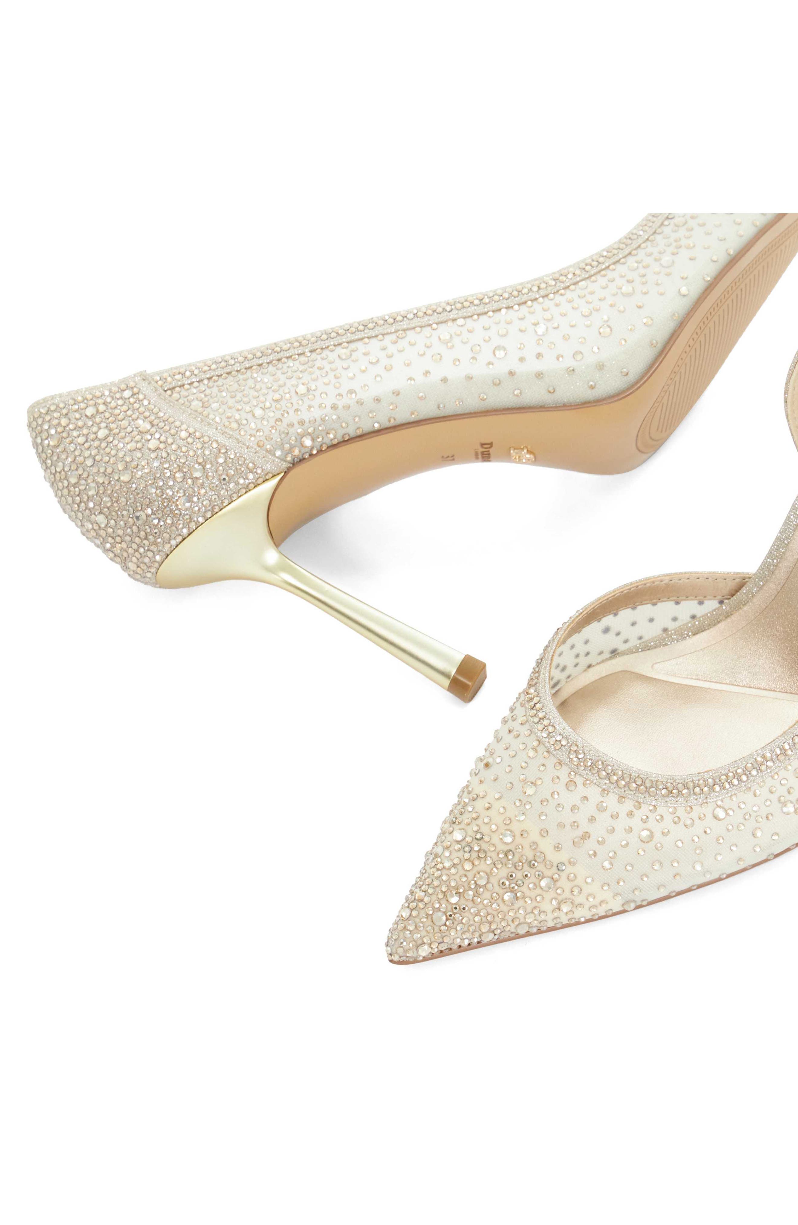 Cristelle Pointed Toe Pump, Alternate, color, GOLD