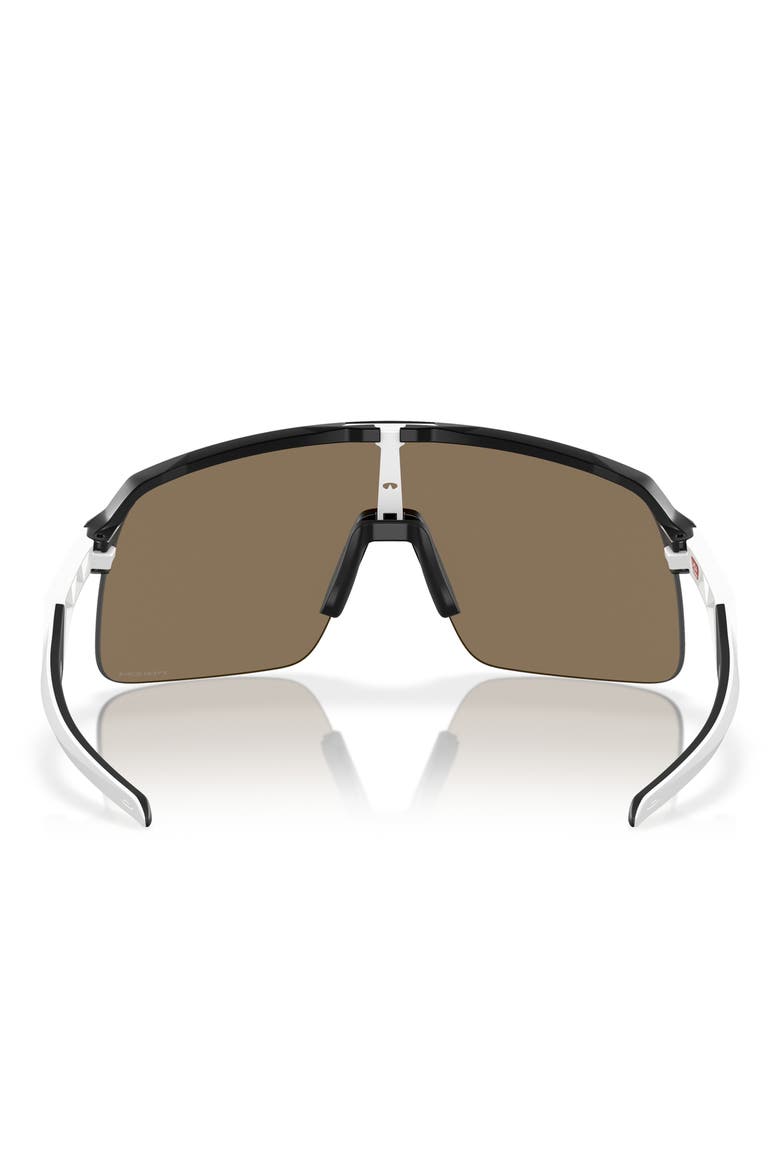 Sutro Lite 139mm Prizm™ Semirimless Wrap Shield Sunglasses, Alternate, color, LIGHT GOLD/ BLACK