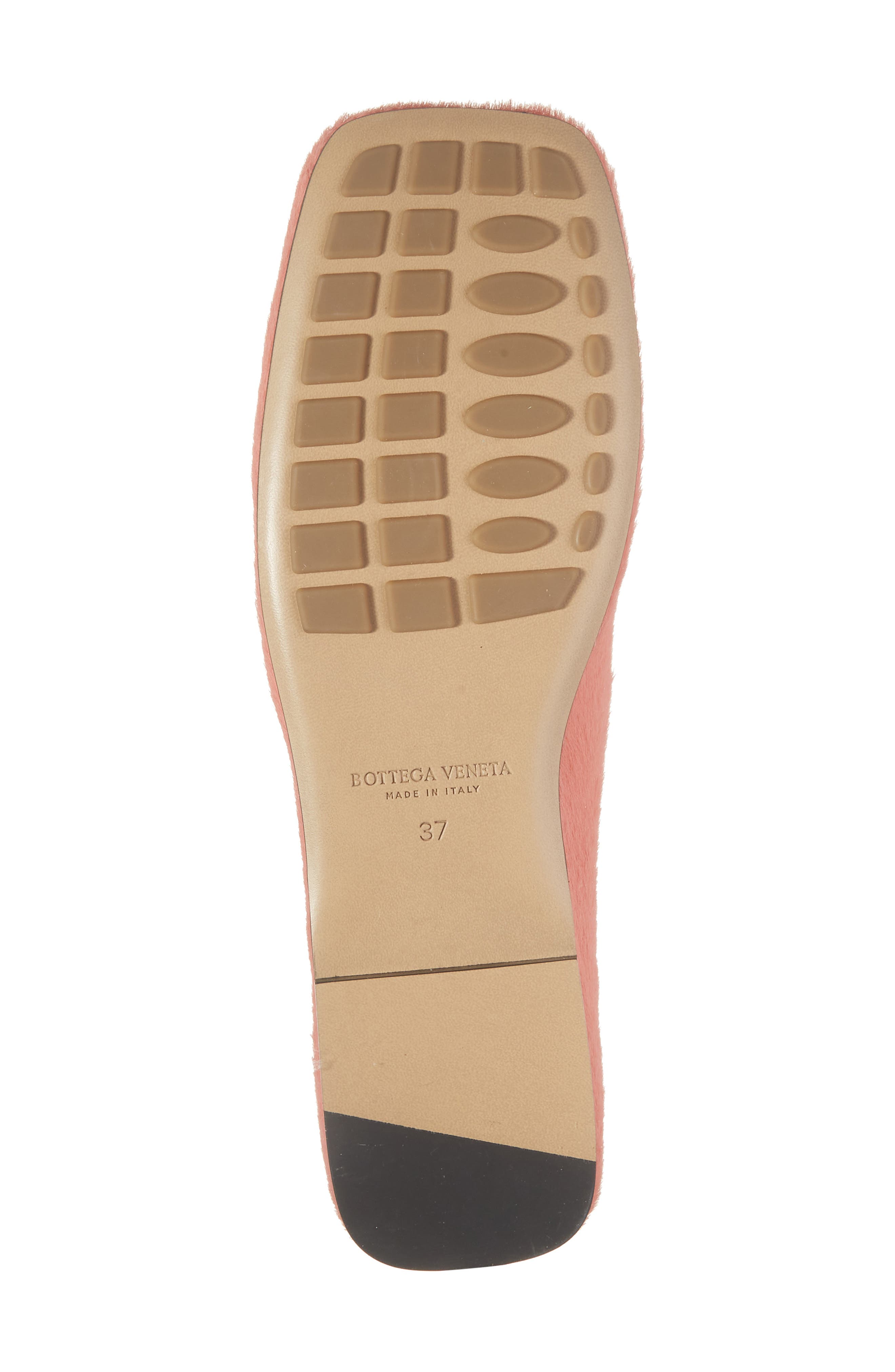 Bottega Veneta Lucy Genuine Calf Hair Loafer, Alternate, color, Blush Calf Hair